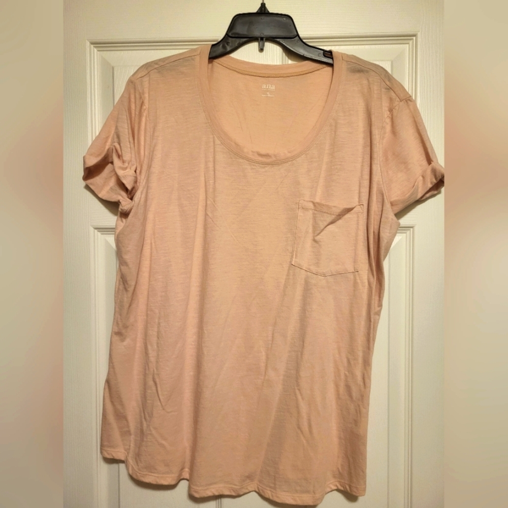 a.n.a Light Pink Short Sleeve Tee